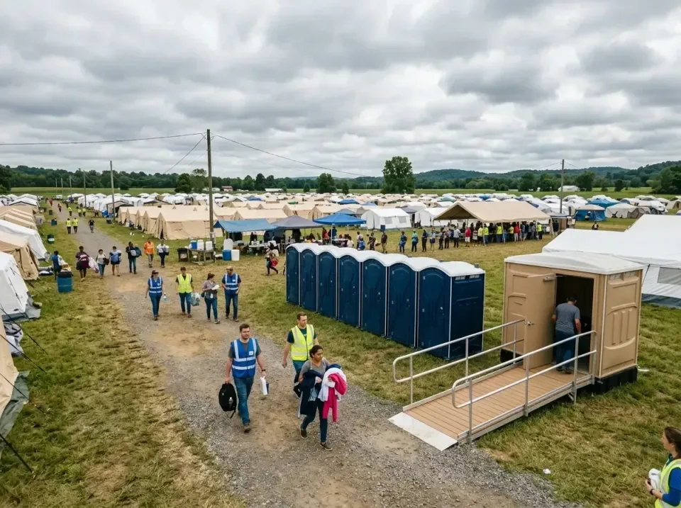 disaster-relief-camp-restrooms-010 — frequently asked questions, Dumpster & Portable Bathrooms Rental in Highland Village, TX